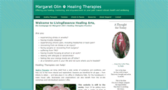 Desktop Screenshot of livingessencehealingarts.com